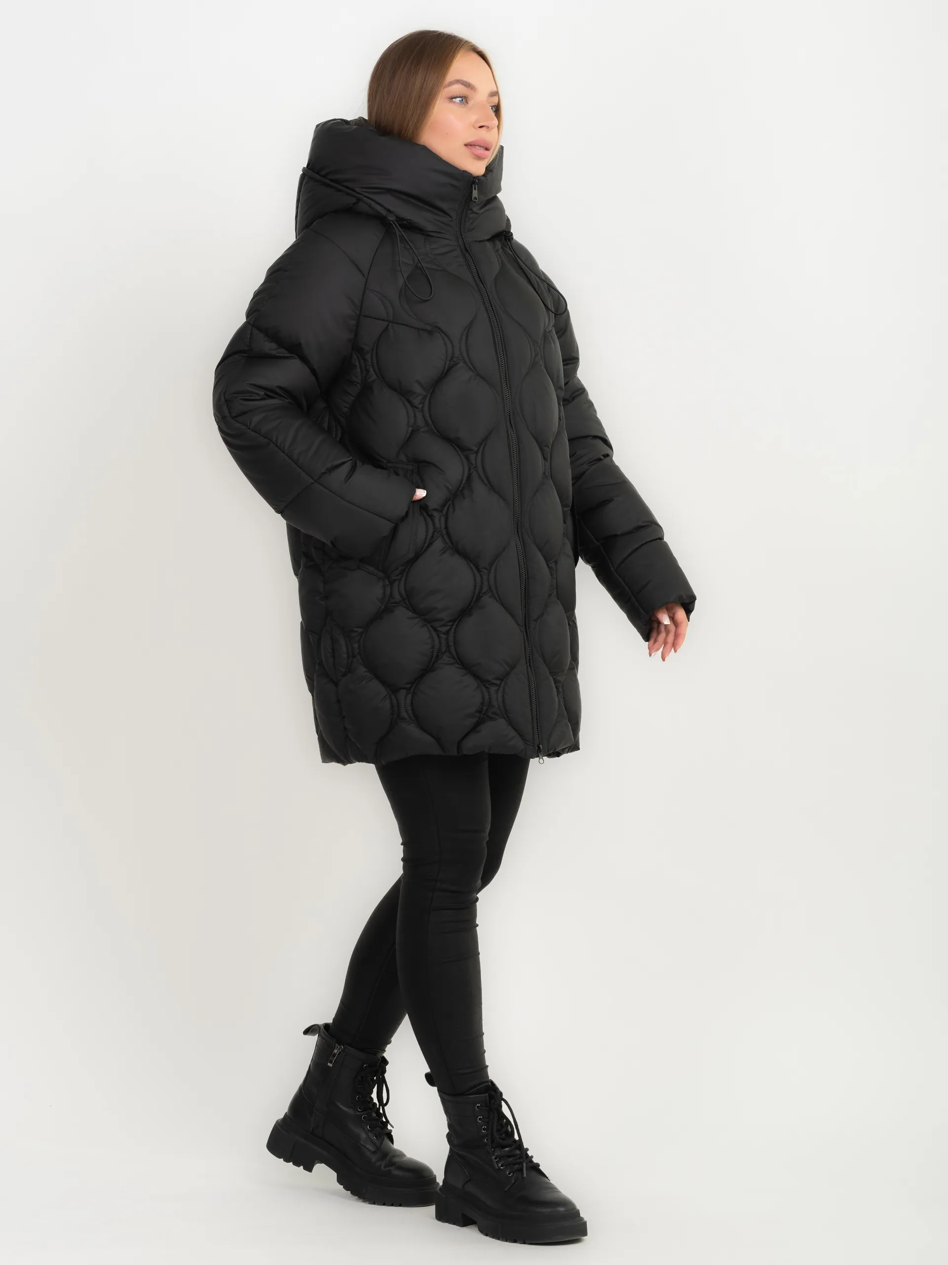 Зимова куртка 1365 — Black 2