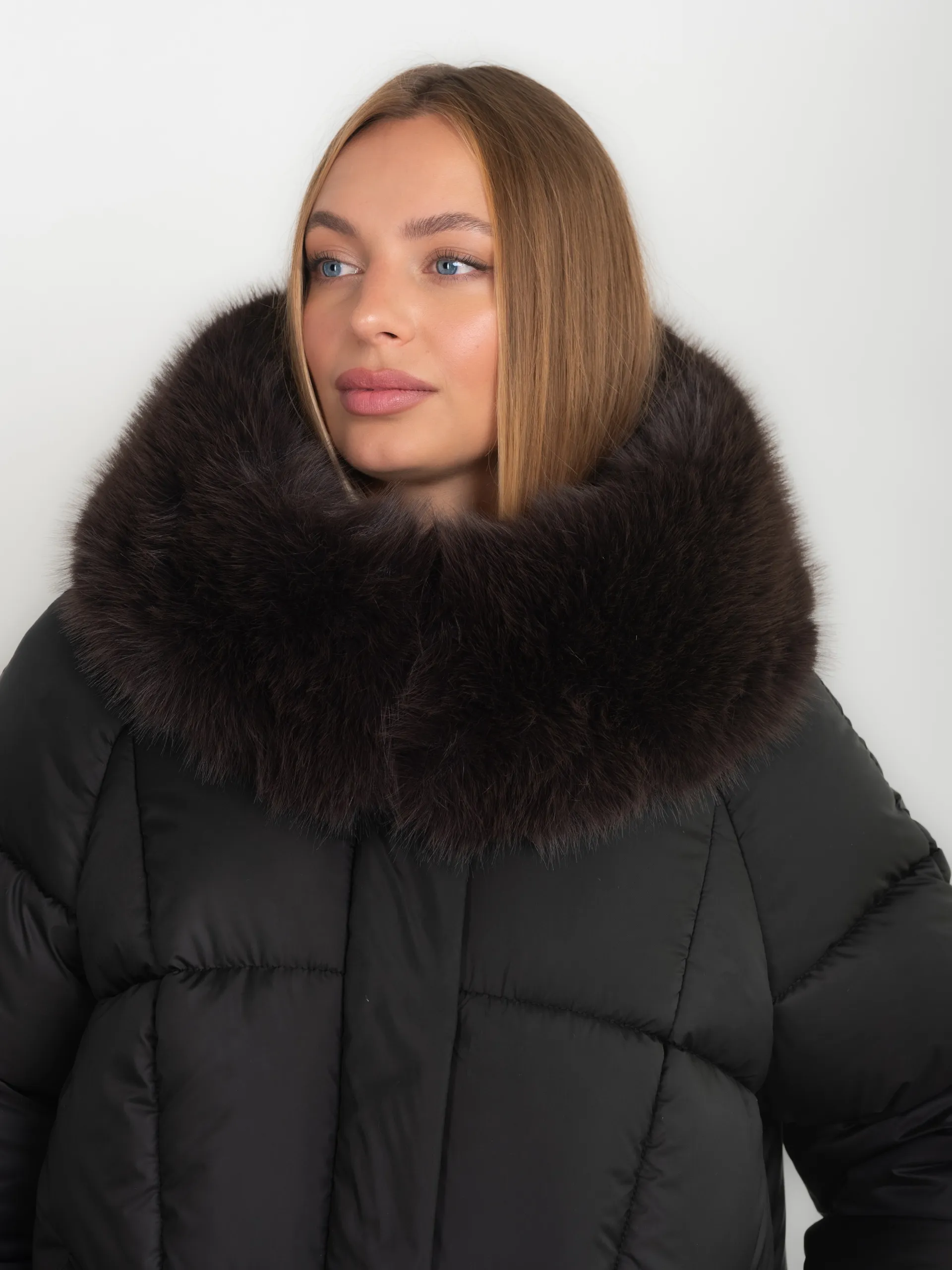 Зимова куртка 1367 — Black 2