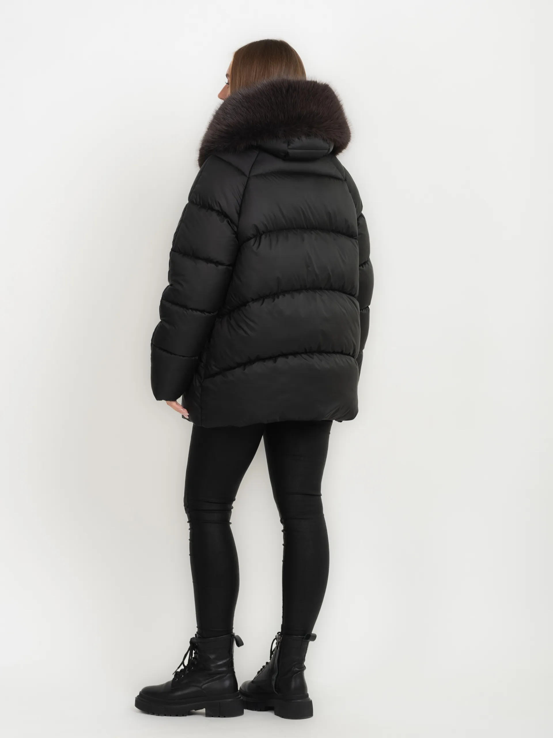 Зимова куртка 1367 — Black 4