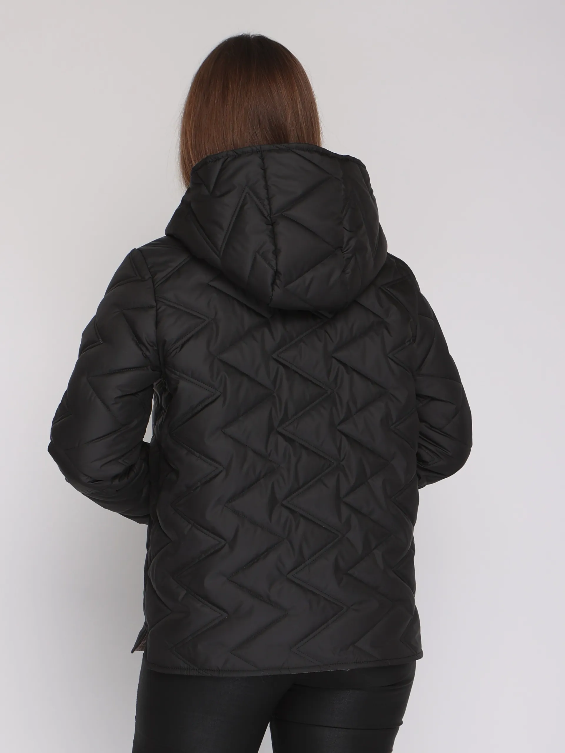 Весняна двостороння куртка 1354 — Black-9 2