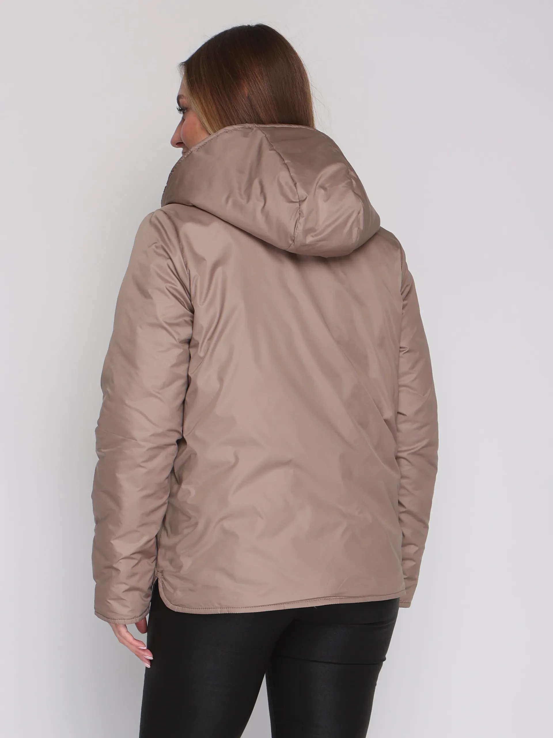 Весняна двостороння куртка 1354 — Black-9 4