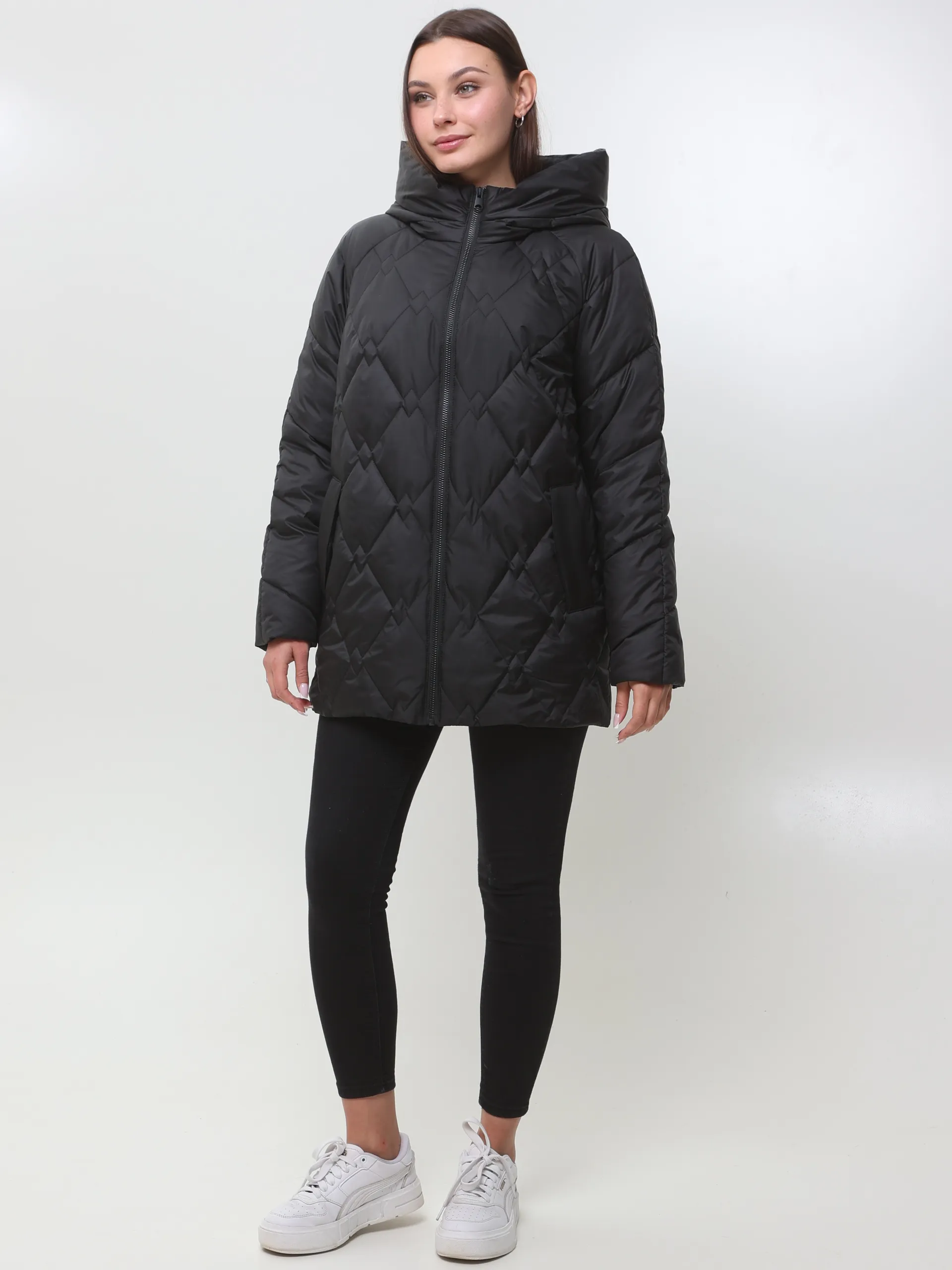 Осінньо-весняна  куртка 1374 — Black 2